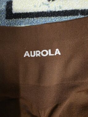 Aurola Women's Brown Leggings - Seamless Comfort
